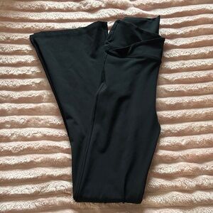 Elegant Black Women's Flare Leggings